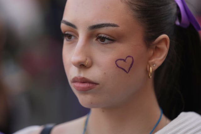 Serbian demonstrator