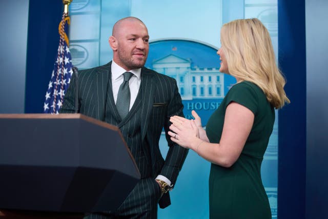 Conor McGregor and a White House press secretary