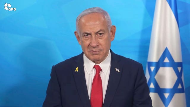 Israeli Prime Minister Benjamin Netanyahu