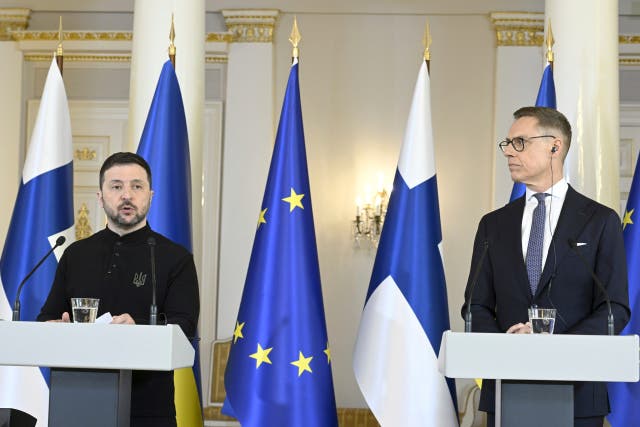 Ukrainian and Finnish leaders