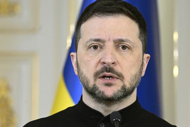 Ukrainian President Volodymyr Zelensky 