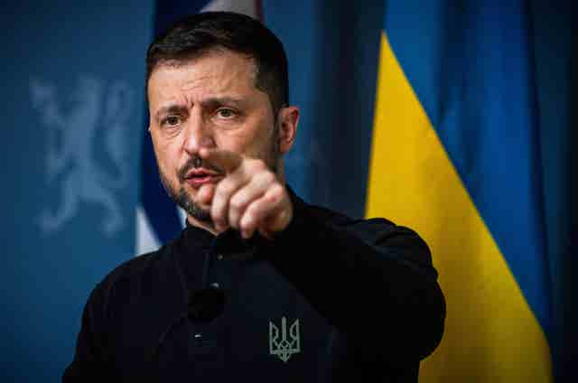 Ukrainian President Volodymyr Zelensky