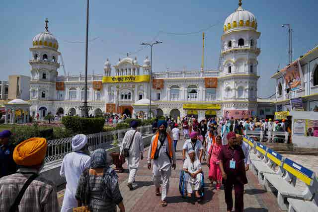 Sikh pilgrims
