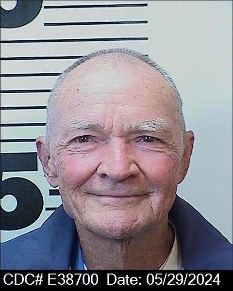 Undated booking photo provided by the California Department of Corrections showing San Quentin inmate Randy Kraft