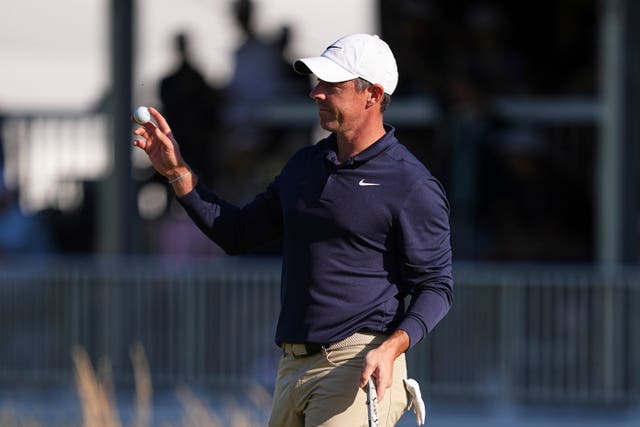 Rory McIlroy finishes his third round