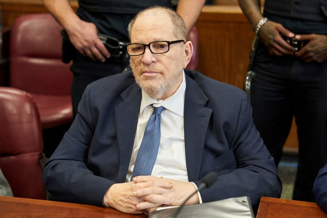 Harvey Weinstein in court
