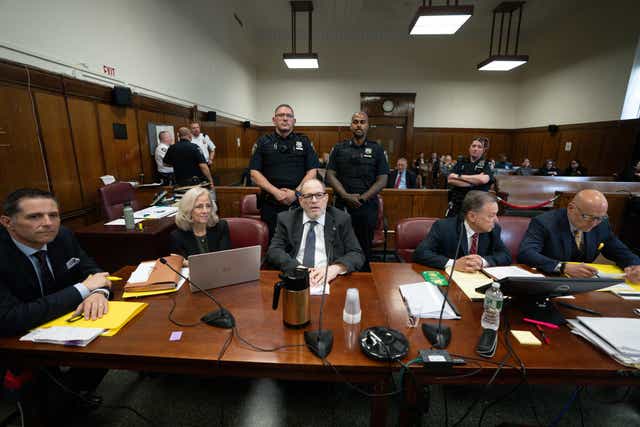 Harvey Weinstein appears in state court in Manhattan in New York 
