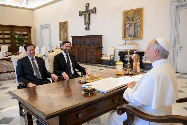 The Pope hosts the meeting