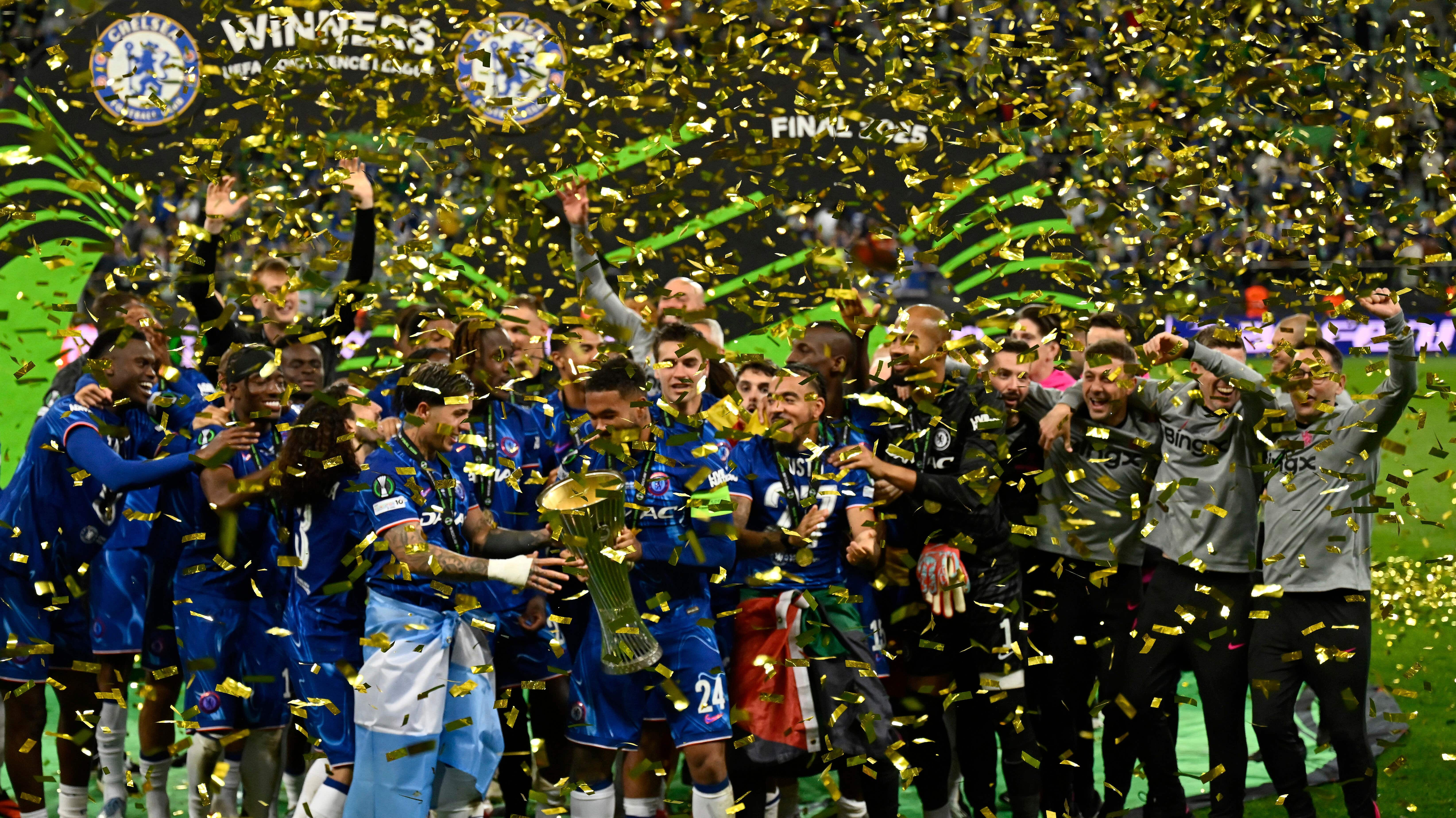 Chelsea won in Poland (Denes Erdos/AP)
