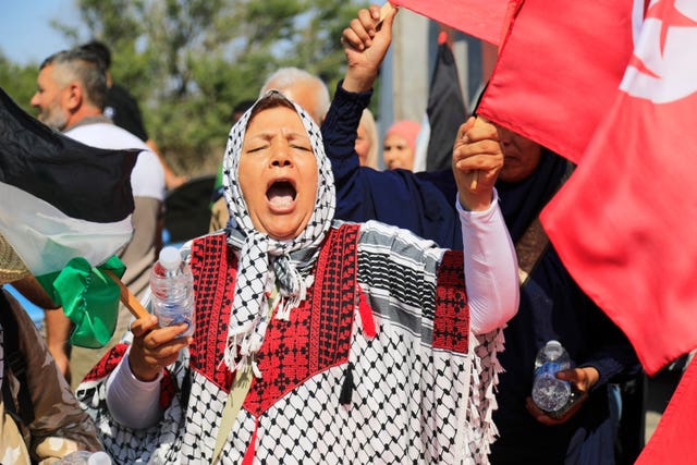 Libya March Gaza