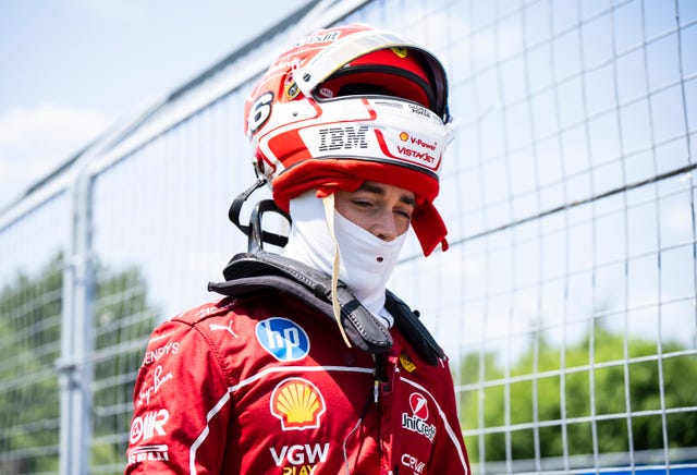 Ferrari driver Charles Leclerc 