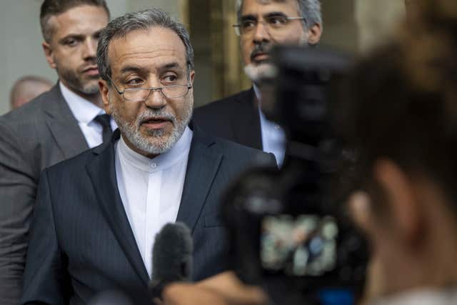 Iranian foreign minister Abbas Araghchi
