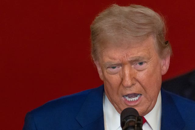 Donald Trump in close-up
