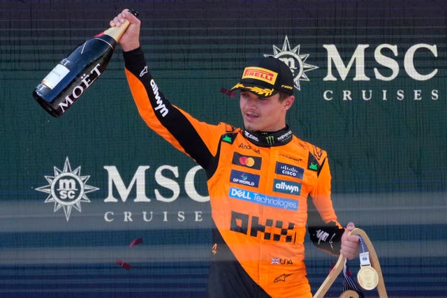 Lando Norris has reduced the title lead to 15 points
