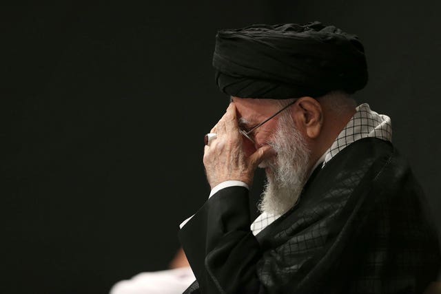 Iran's supreme leader Ayatollah Ali Khamenei 