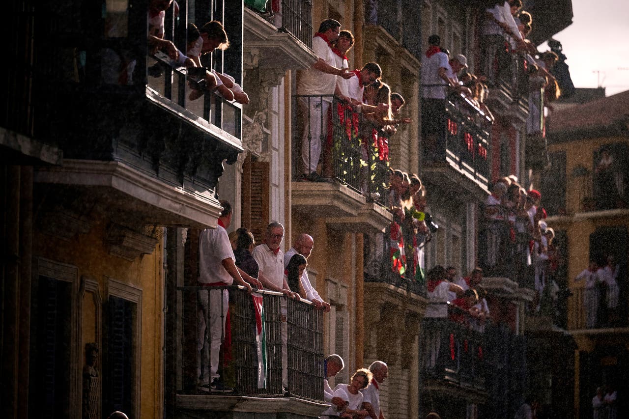 Pamplona holds opening bull run during Spain’s San Fermin festival ...