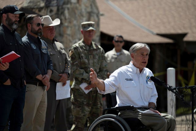Texas governor Greg Abbott 