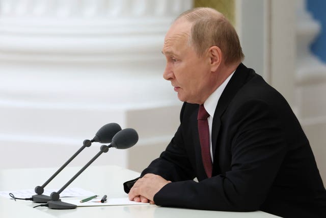 Russian President Vladimir Putin 