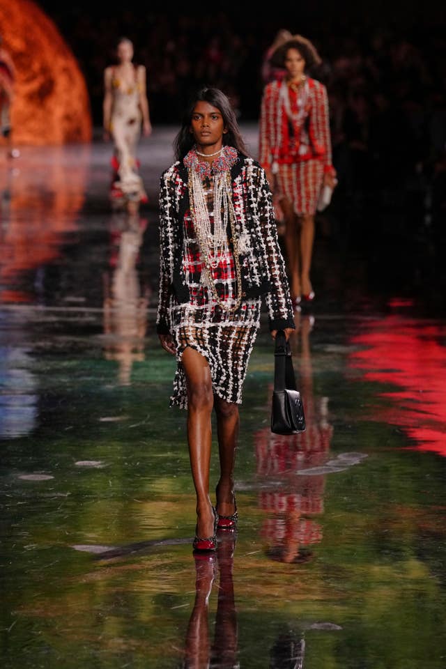 Models on the catwalk at Chanel Spring/Summer 2026