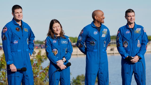 The crew of the new NASA moon rocket