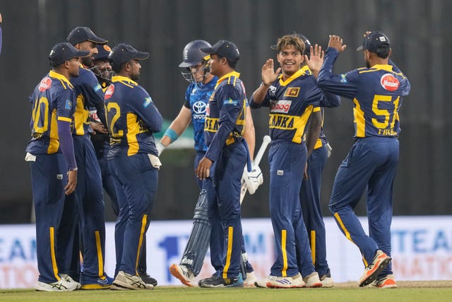 Sri Lanka celebrate