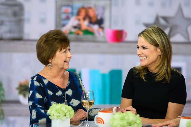 Savannah Guthrie with her mother Nancy in 2019