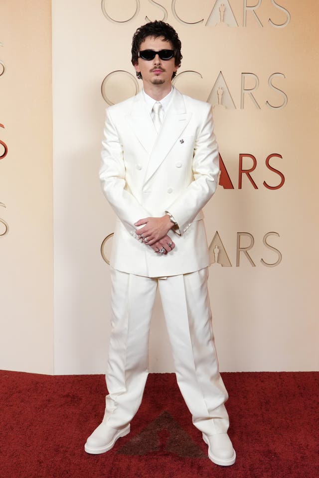 Timothee Chalamet at the 98th Academy Awards