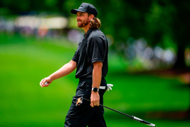 Tommy Fleetwood during first round of the Truist Championship