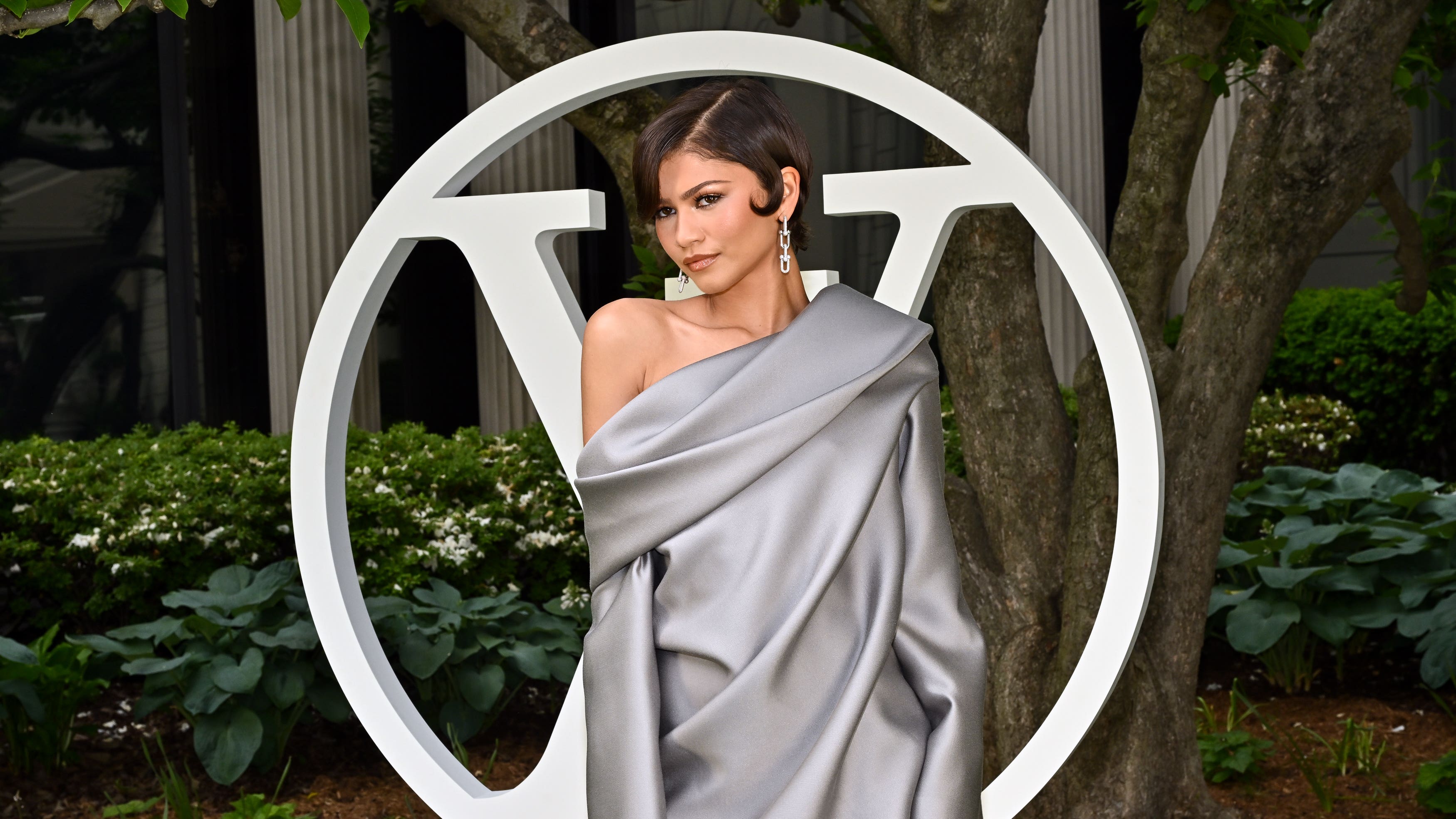 Zendaya, Emma Stone and Anne Hathaway attend star-studded Louis Vuitton  show - PA Media