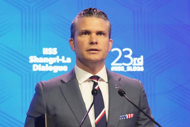 US secretary of war Pete Hegseth 