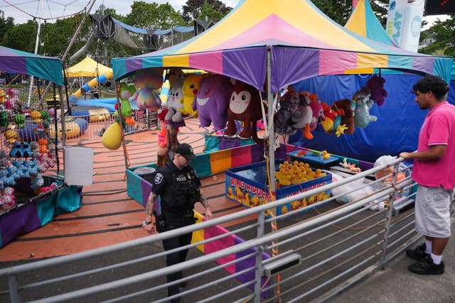 Police at the Bite of Seattle festival