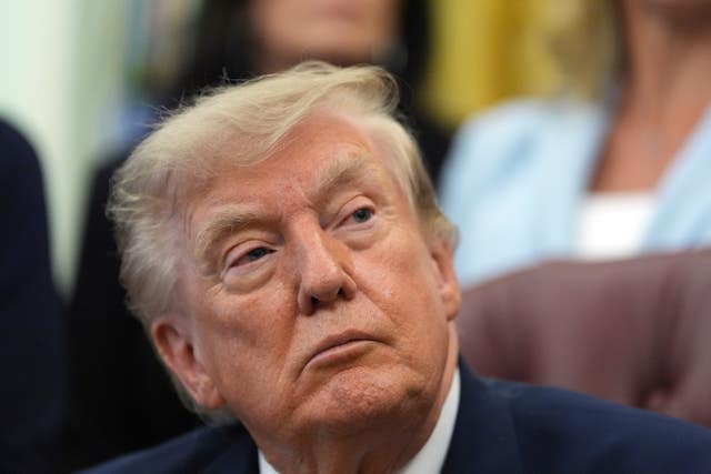 US President Donald Trump 