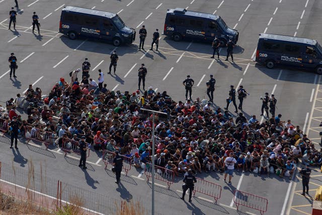 Migrants in Ceuta