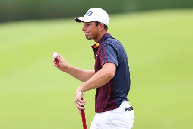 Viktor Hovland at the Tour Championship