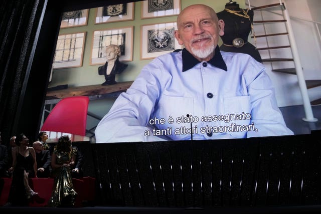John Malkovich on screen