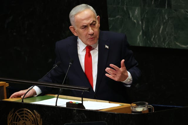 Israeli Prime Minister Benjamin Netanyahu