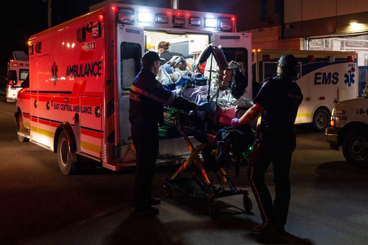 39 people in hospital after fire at Canadian military base, says ...