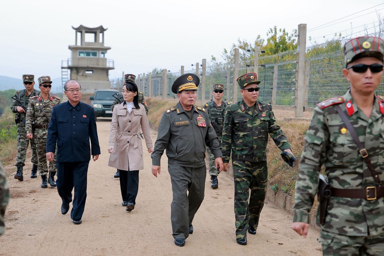 North Korean leader’s sister inspects border as tensions rise with the ...